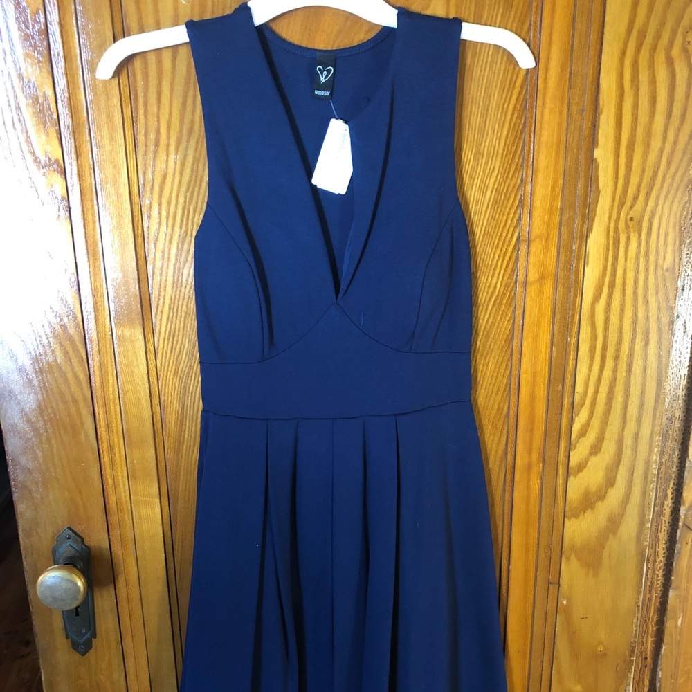 Windsor Navy Blue Cocktail Dress - medium